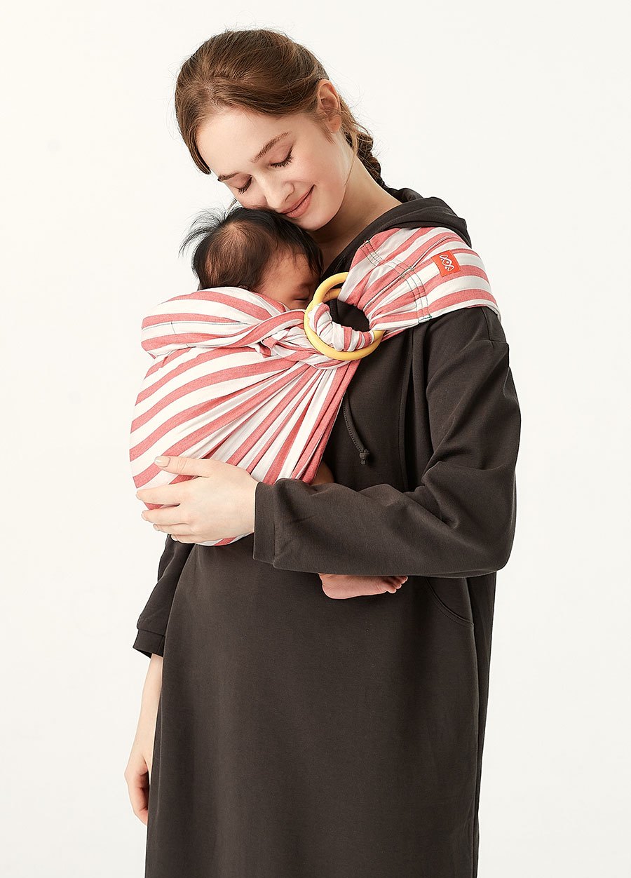 Tomato Cheese Baby Ring Sling