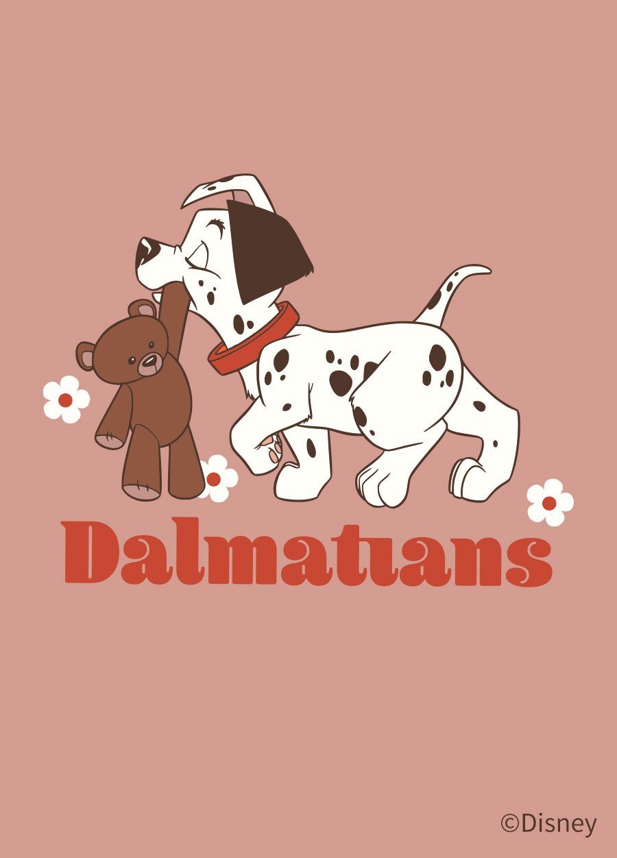 Disney Dalmatians & Teddy Baby Cotton Short Sleeve Romper