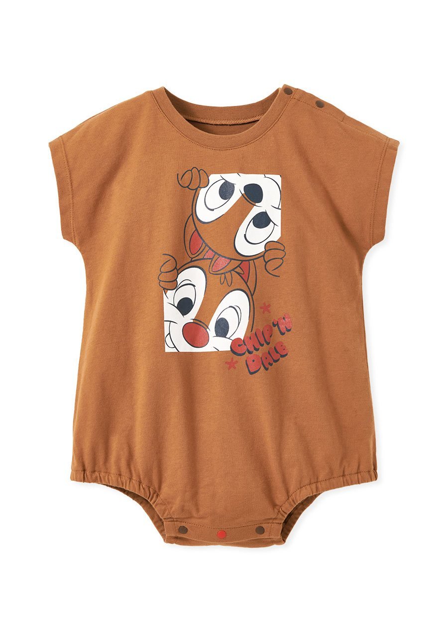 Disney Chipmunk Twins Baby Cotton Short Sleeve Romper