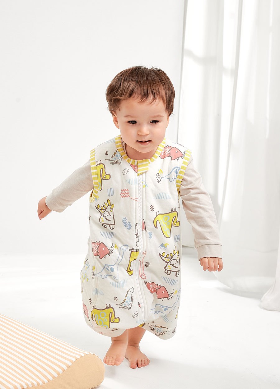 Lightweight Optimum Temp. Sleep Suit- Dinosaur