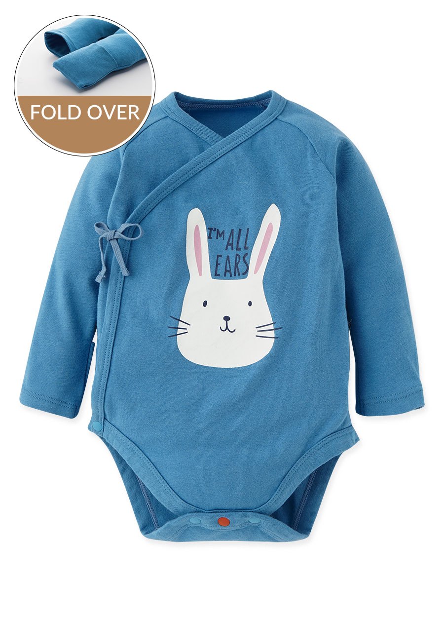 Baby Bunny Newborn Cotton L/S Bodysuit