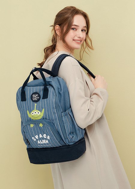 Carry All Nappy Backpack-Disney Alien-Blue2