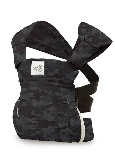4D Lace-up Baby Carrier 2-Charcoal2