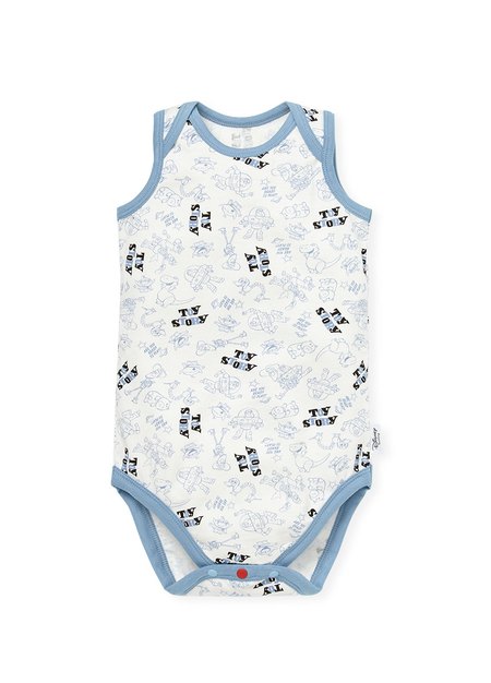 Baby Cotton Sleeveless Bodysuit 2 Pack-Mid Blue3