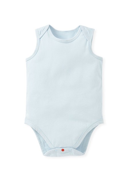 Geometry Baby Cotton Sleeveless Bodysuit 2 Pack-Light Blue3