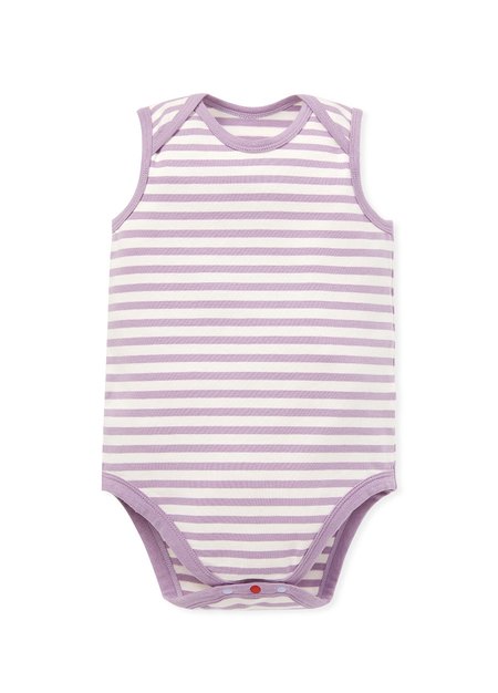 Taro Ball Baby Cotton S/L Bodysuit 2 Pcs Pack-Dusty Purple3