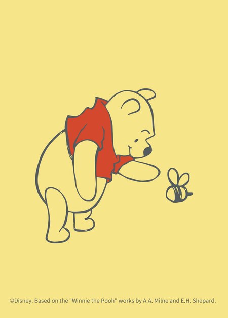Disney Winnie The Pooh Baby Cotton S/S Romper-Butter2