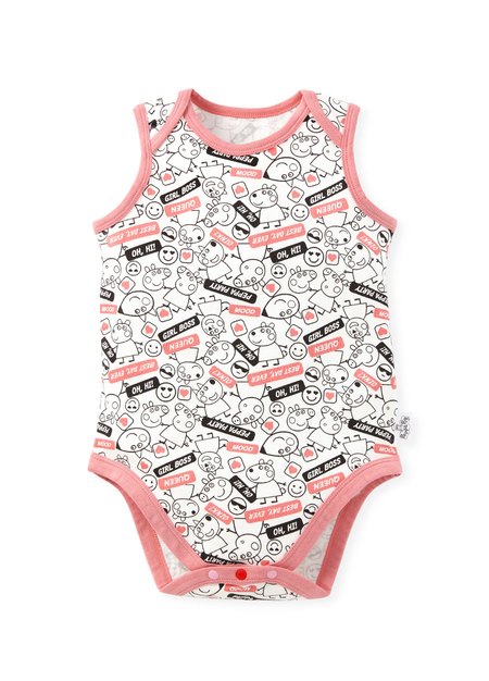 Label Peppa Pig Baby Cotton S/L Bodysuit 2 Pcs Pack