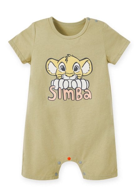 Disney Simba Baby Cotton Short Sleeve Romper