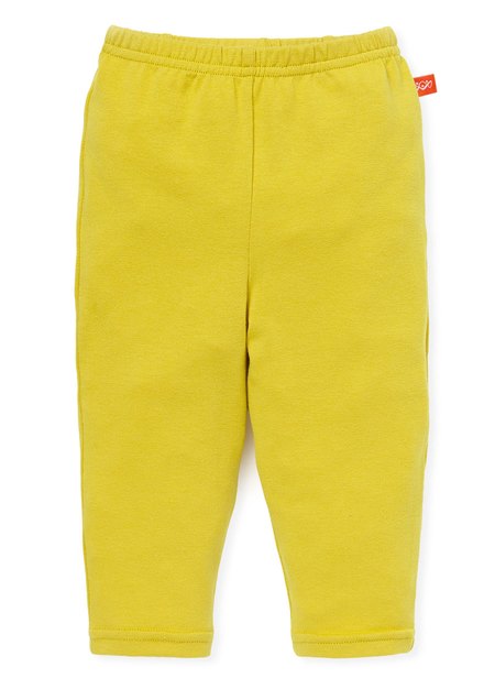 Baby Cotton Full-length Leggings-Mustard1