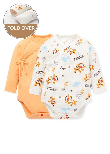 Disney Tigger Newborn Cotton L/S Bodysuit 2 Pcs Pack