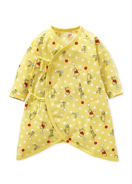 Disney Winnie The Pooh Newborn Cotton L/S Romper 2 Pcs Pack-Yellow2