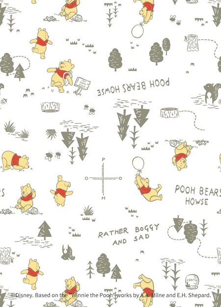 Disney Winnie The Pooh Cocoon Swaddle Wrap 2 Pack-White-F-White6