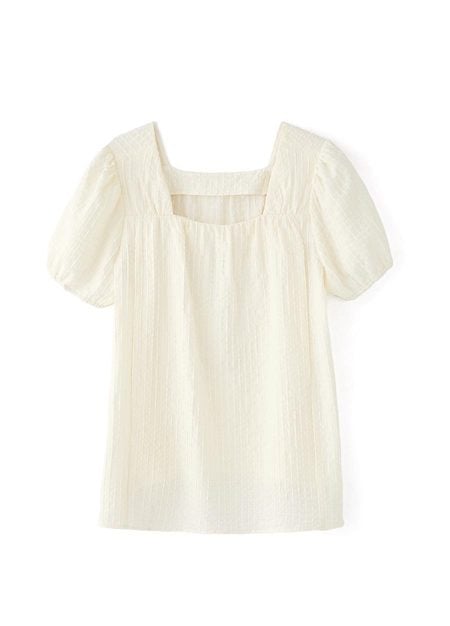 Square Collar Maternity & Nursing Top