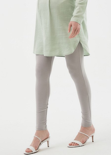 Maternity Yoga Pants-Silver1