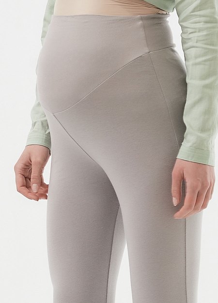 Maternity Yoga Pants-Silver2