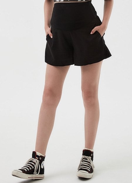 Cooling Linen Maternity Shorts