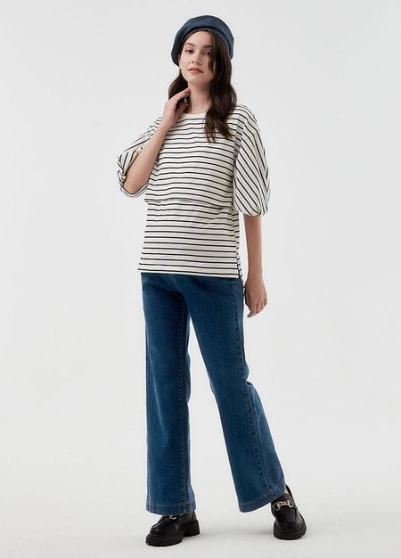 No Worry Maternity Straight Leg Jeans