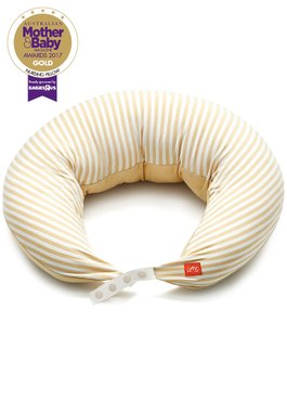 Non-toxic Maternity Support & Nursing Moon Pillow - Butter