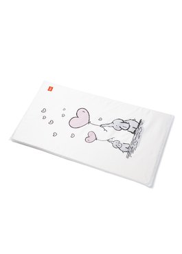 Elephant Baby Box Mattress Sheets - White