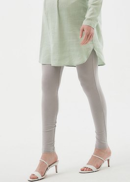 Maternity Yoga Pants - Silver
