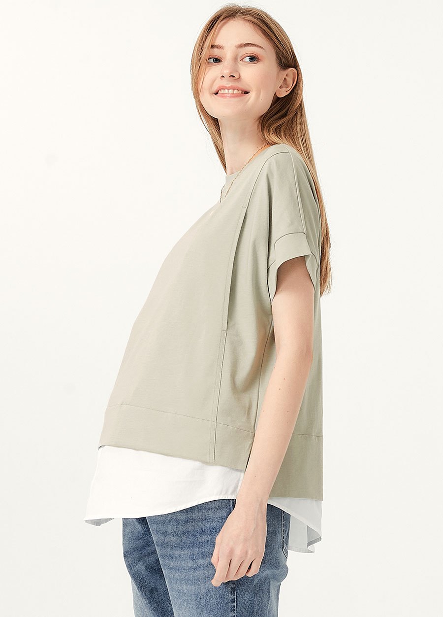 2 in 1 Cotton M&N Top