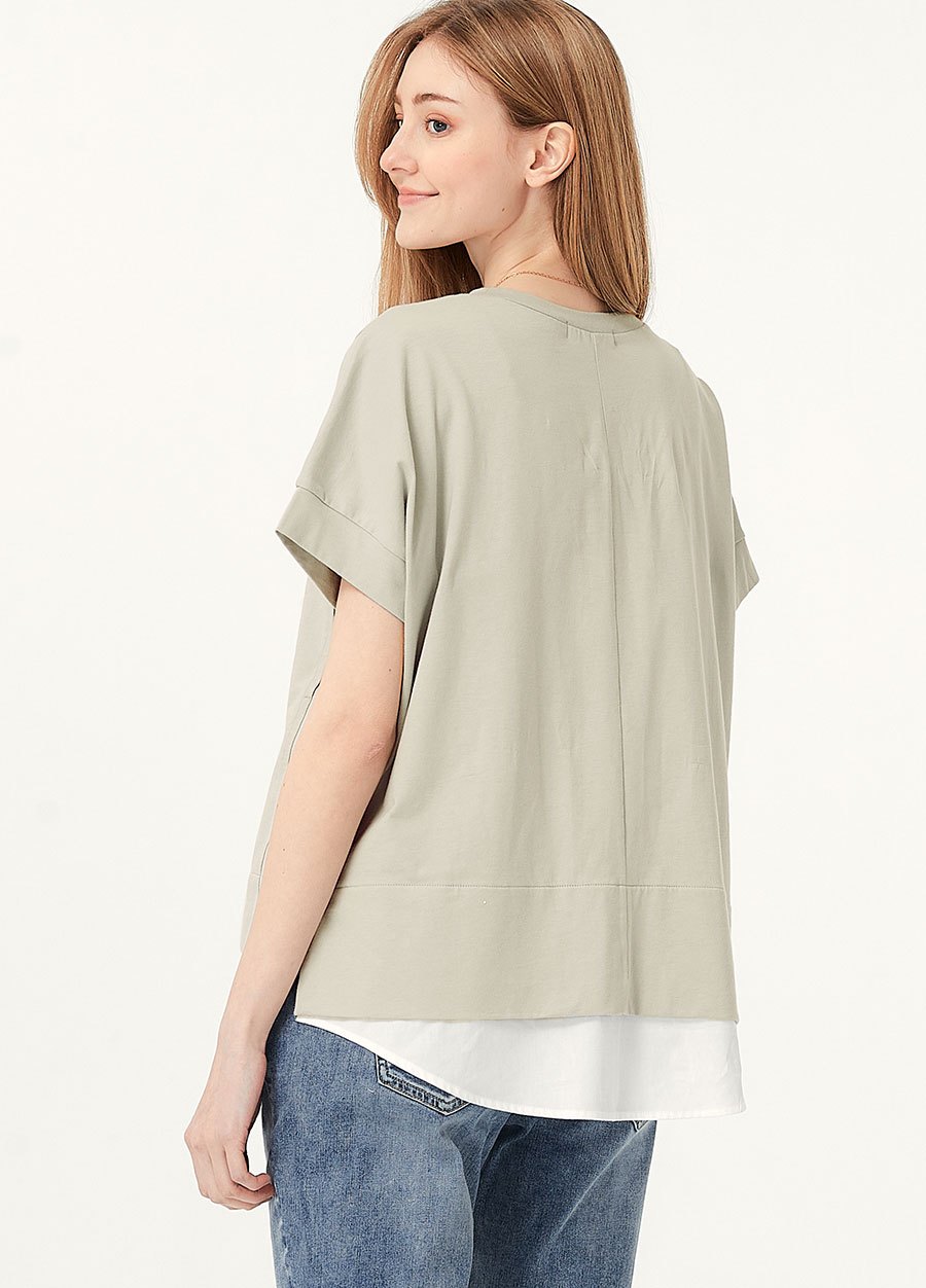 2 in 1 Cotton M&N Top