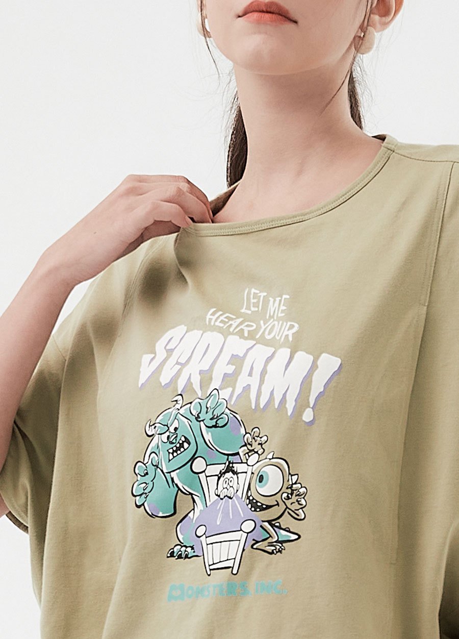 Disney Monsters, Inc. Maternity & Nursing Tee