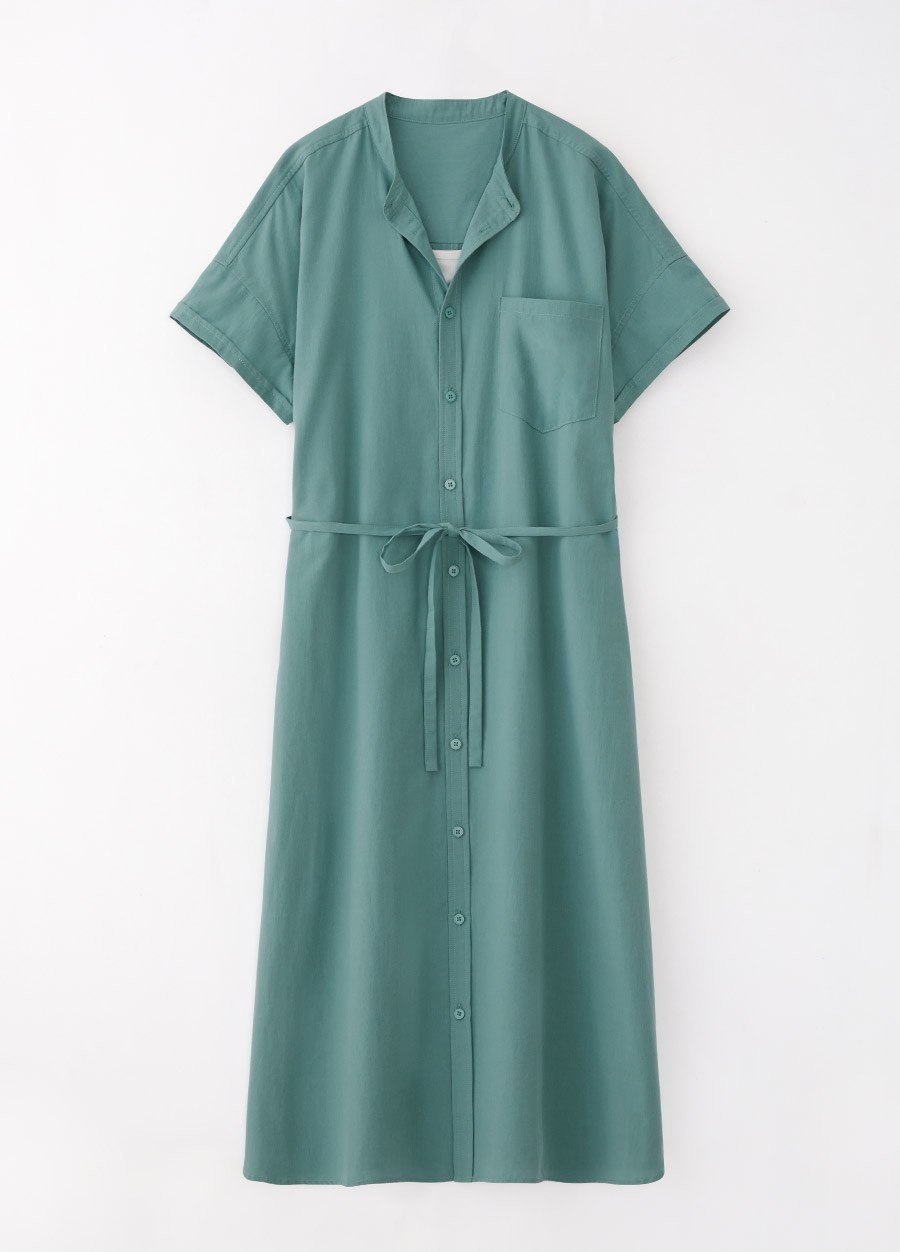 Cotton Maternity & Nursing Shirt Dress