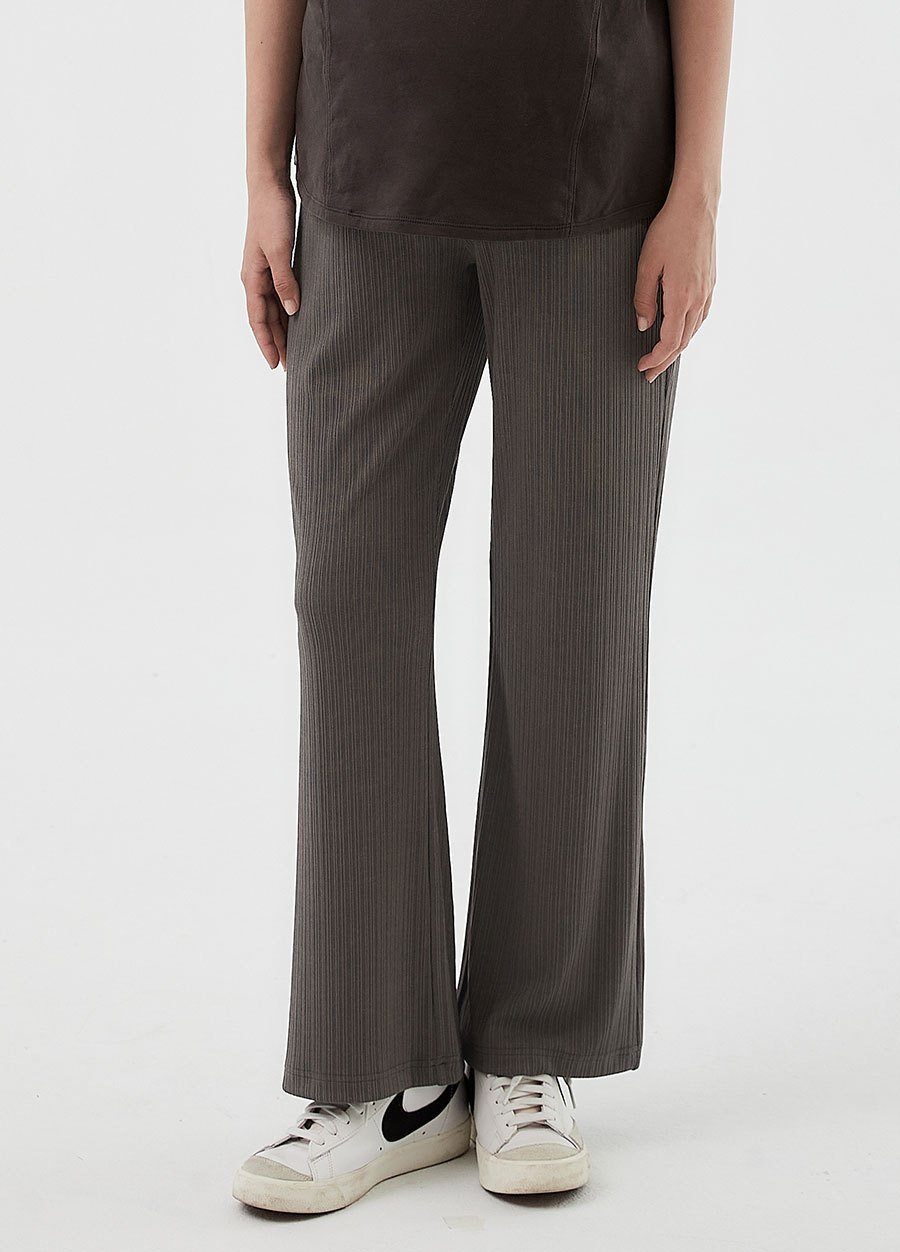 Pleated Maternity Straight Leg Pants