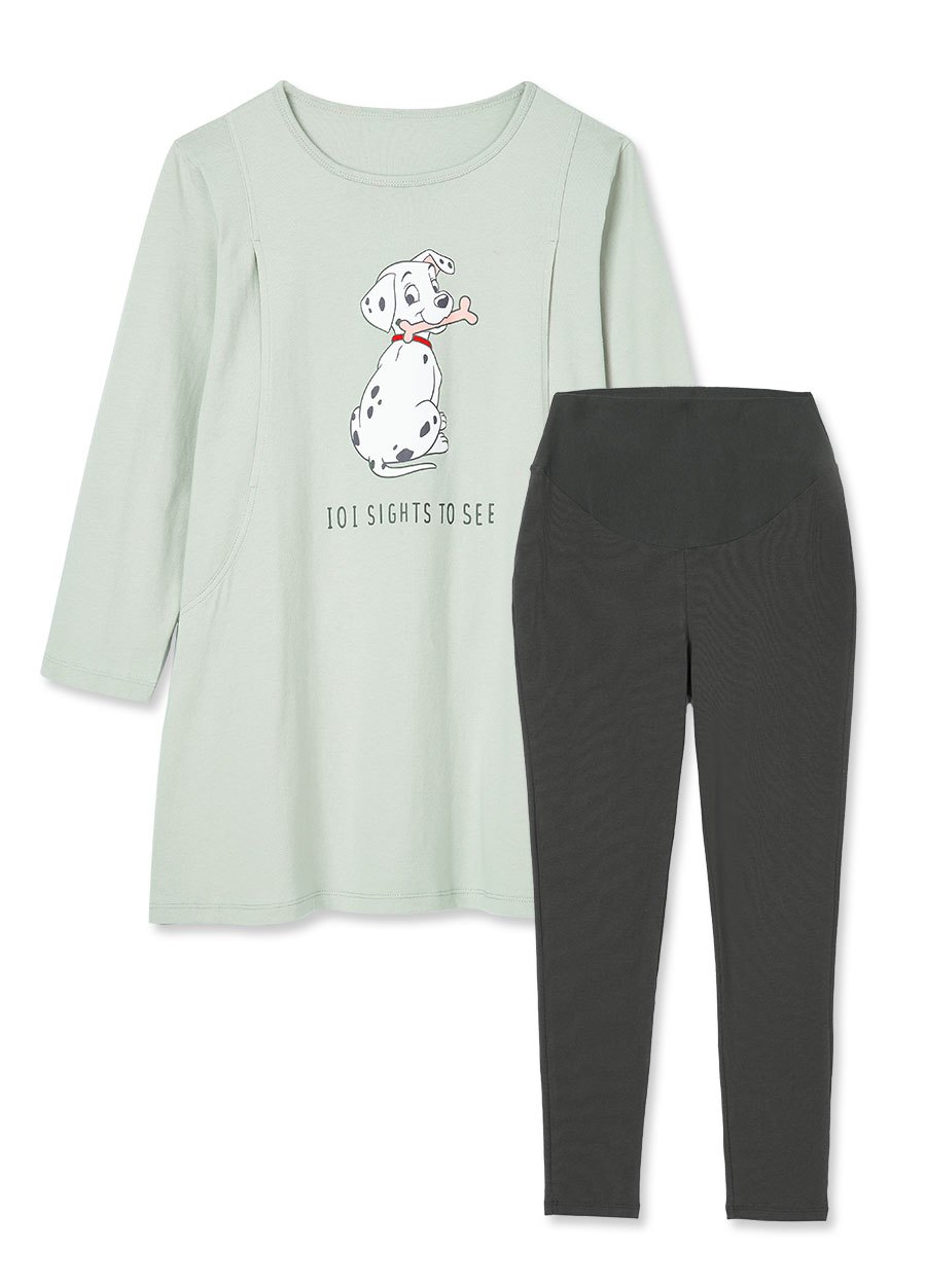 Disney 101 Dalmatians Maternity & Nursing Pyjama Set
