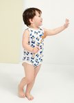 Baby Cotton Mesh Sleeveless Bodysuit 2 Pack