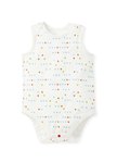 Geometry Baby Cotton Sleeveless Bodysuit 2 Pack