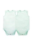 Pearl Barley Baby Cotton S/L Bodysuit 2 Pcs Pack