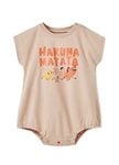 Disney Hakuna Matata Baby Cotton Short Sleeve Romper