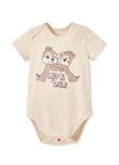 Disney Chip & Dale Baby Cotton Short Sleeve Bodysuit