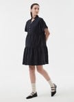 Cotton Maternity & Nursing Short Sleeve Tiered Dress