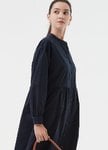 Cotton Long Sleeve Maternity & Nursing Shirt Dress