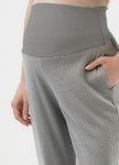 Pleated Maternity Straight Leg Pants