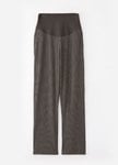 Pleated Maternity Straight Leg Pants