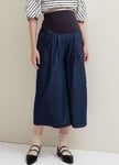 Drapey Wide  Maternity Denim Pants