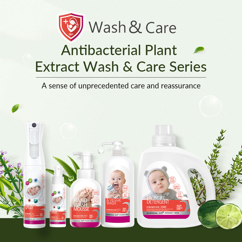 Antibacterial Plant Extract Wash & Care Series