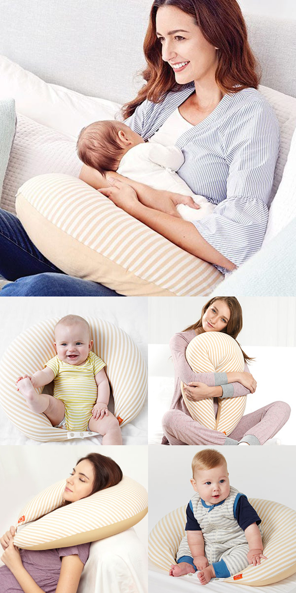 Non-toxic Maternity Support & Nursing Moon Pillow