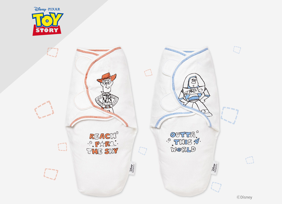 Disney Toy Story Cocoon Swaddle Wrap 2 Pcs Pack