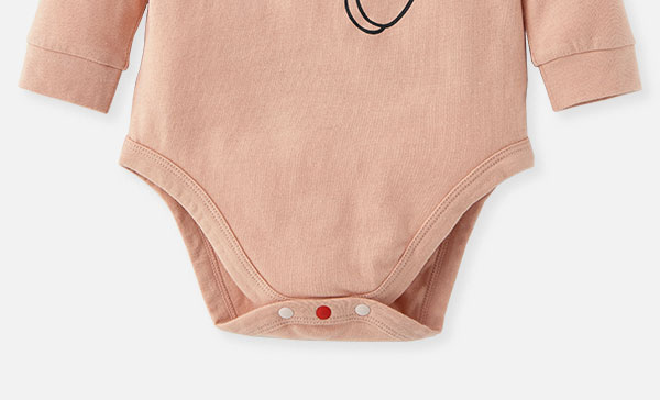 Disney Shy Minnie Mouse Baby Cotton L/S Bodysuit