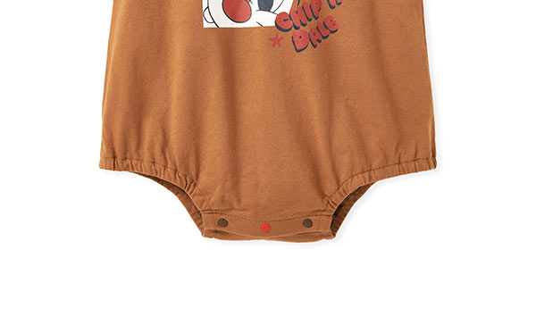 Disney Chipmunk Twins Baby Cotton Short Sleeve Romper