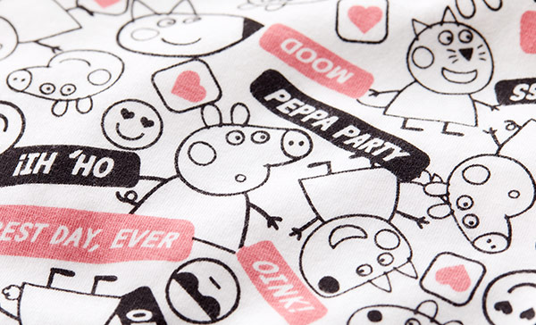 Label Peppa Pig Newborn Cotton L/S Romper 2 Pcs Pack