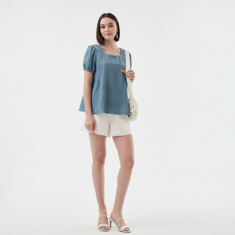 Square Collar Maternity & Nursing Top