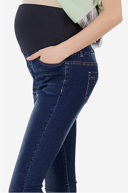 Washed Maternity Curvy Jeans 
