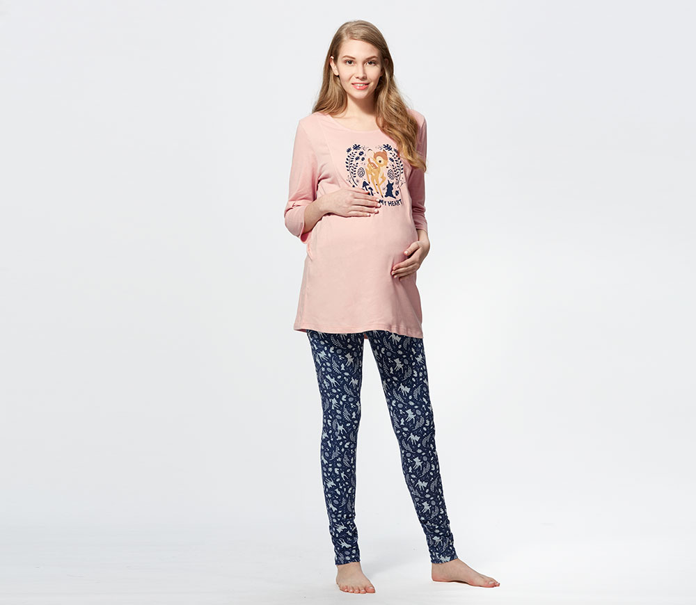 Bambi Maternity & Nursing Pyjama Set
